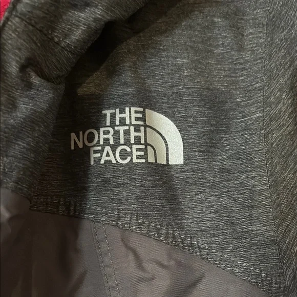 The North Face Girls Pink and Gray Jacket - Picture 3 of 6